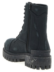 Balenciaga Black Cotton Chelsea Boots