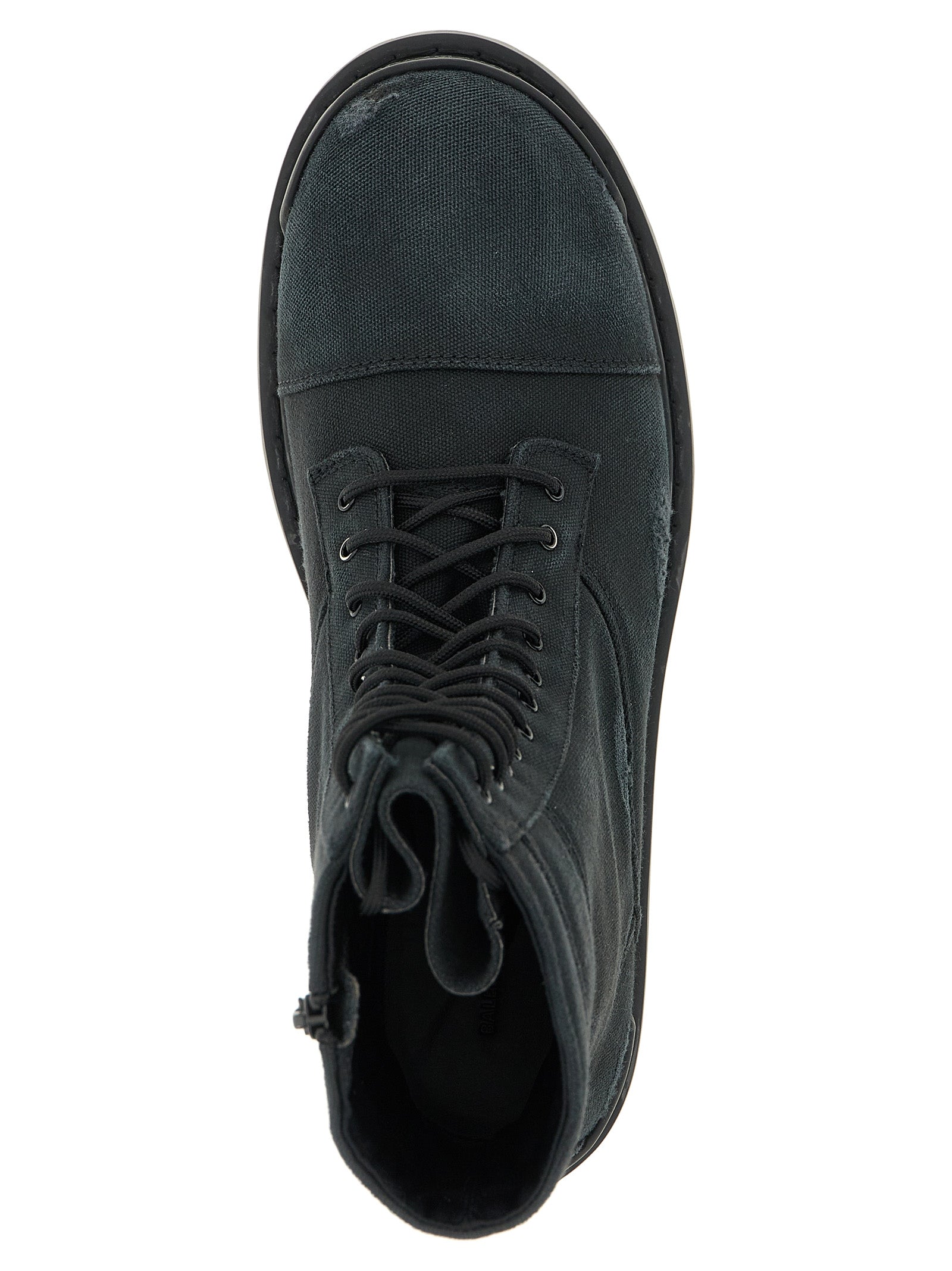 Balenciaga Black Cotton Chelsea Boots