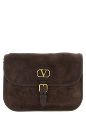 Valentino Garavani Brown Cowhide Crossbody Bag