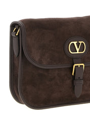 Valentino Garavani Brown Cowhide Crossbody Bag