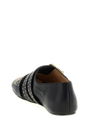 Chloé Black Lamb Leather Ballet Flats