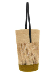 Beige Sisal Shoulder Bag