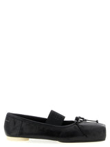 Black Calfskin Ballet Flats