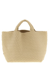 Beige Neoprene Tote Bag