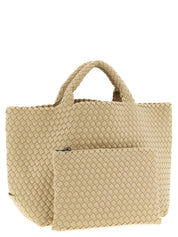 Beige Neoprene Tote Bag