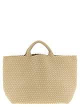 Beige Neoprene Tote Bag