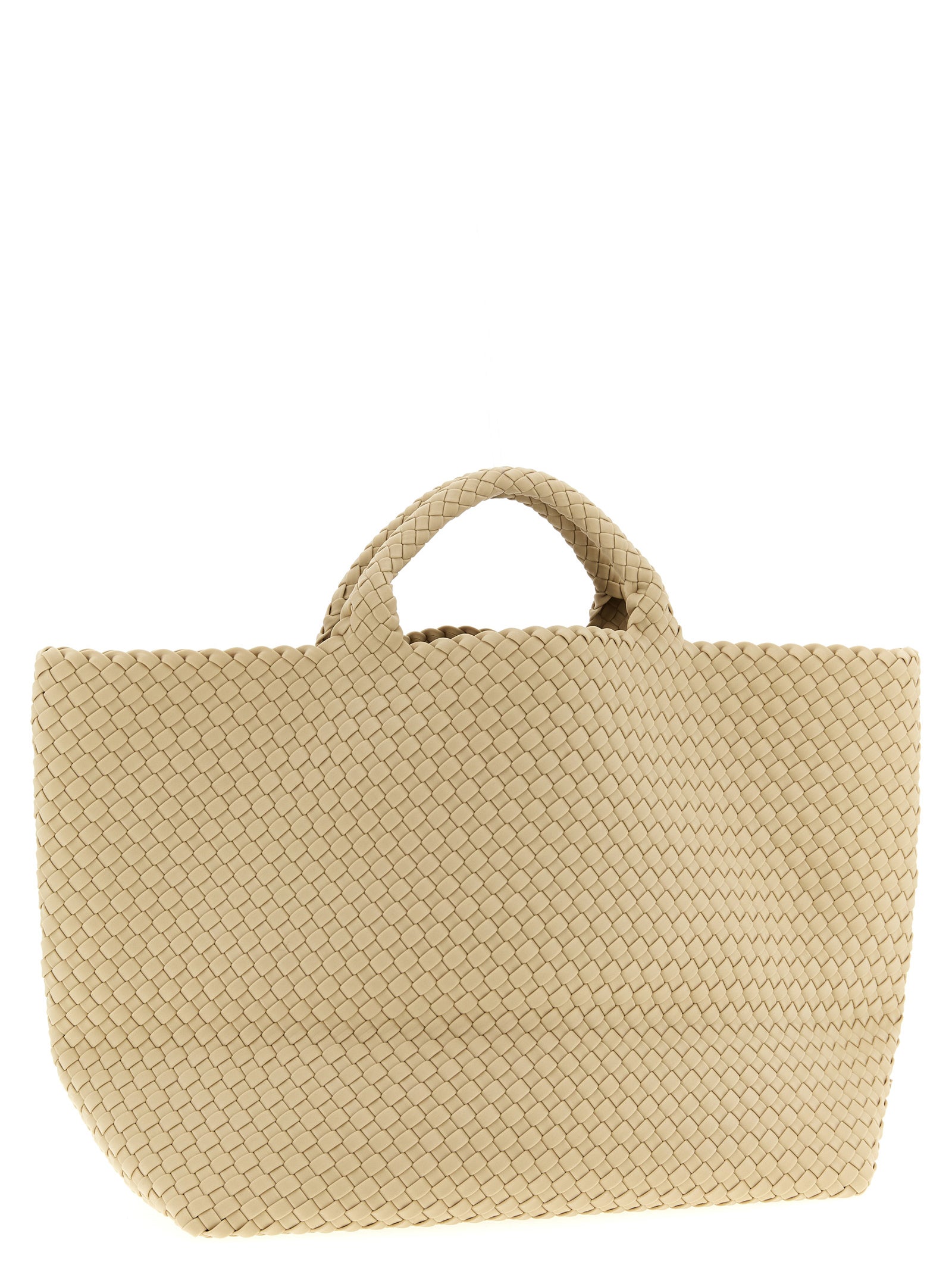 Beige Neoprene Tote Bag