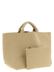 Beige Neoprene Tote Bag