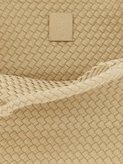 Beige Neoprene Tote Bag