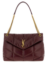 Bordeaux Calfskin Shoulder Bag