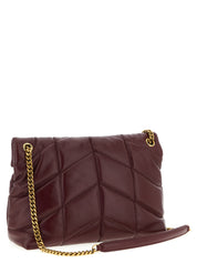 Bordeaux Calfskin Shoulder Bag
