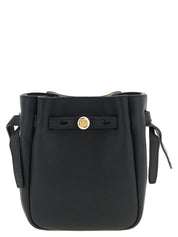 Black Cowhide Crossbody Bag