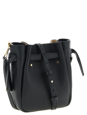 Black Cowhide Crossbody Bag