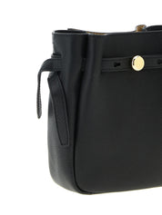 Black Cowhide Crossbody Bag