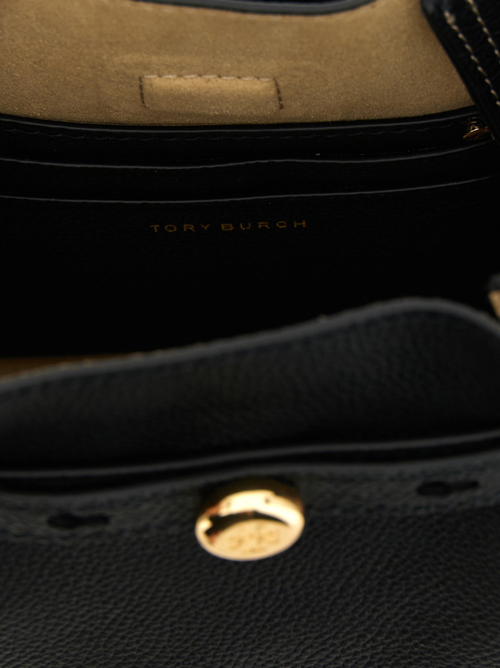 Black Cowhide Crossbody Bag