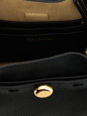 Black Cowhide Crossbody Bag
