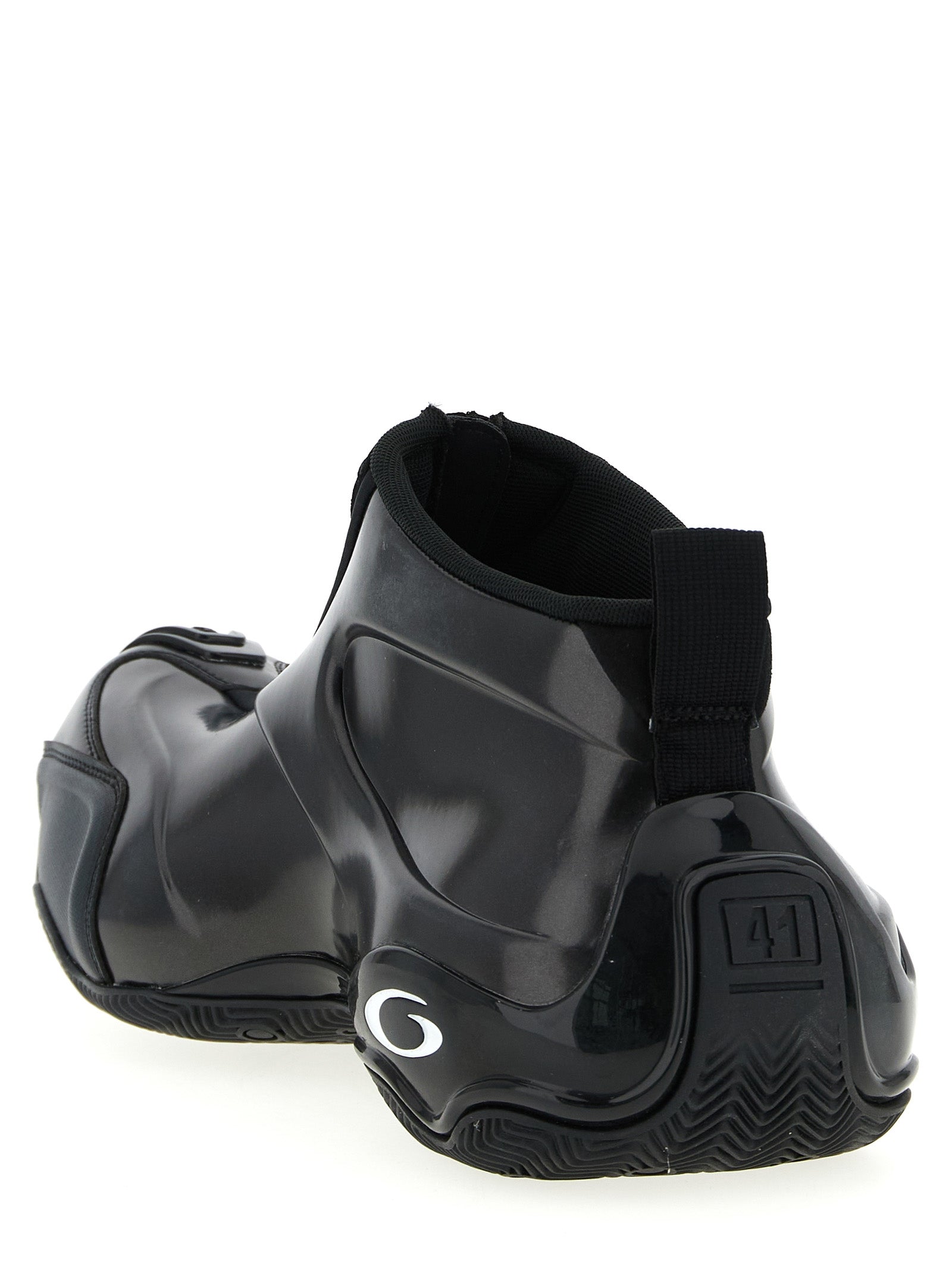 Balenciaga Black Polyester Athletic Sneakers