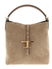 Beige Calfskin Handbag