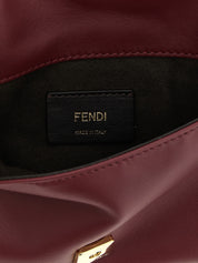 Bordeaux Lamb Leather Clutch Bag