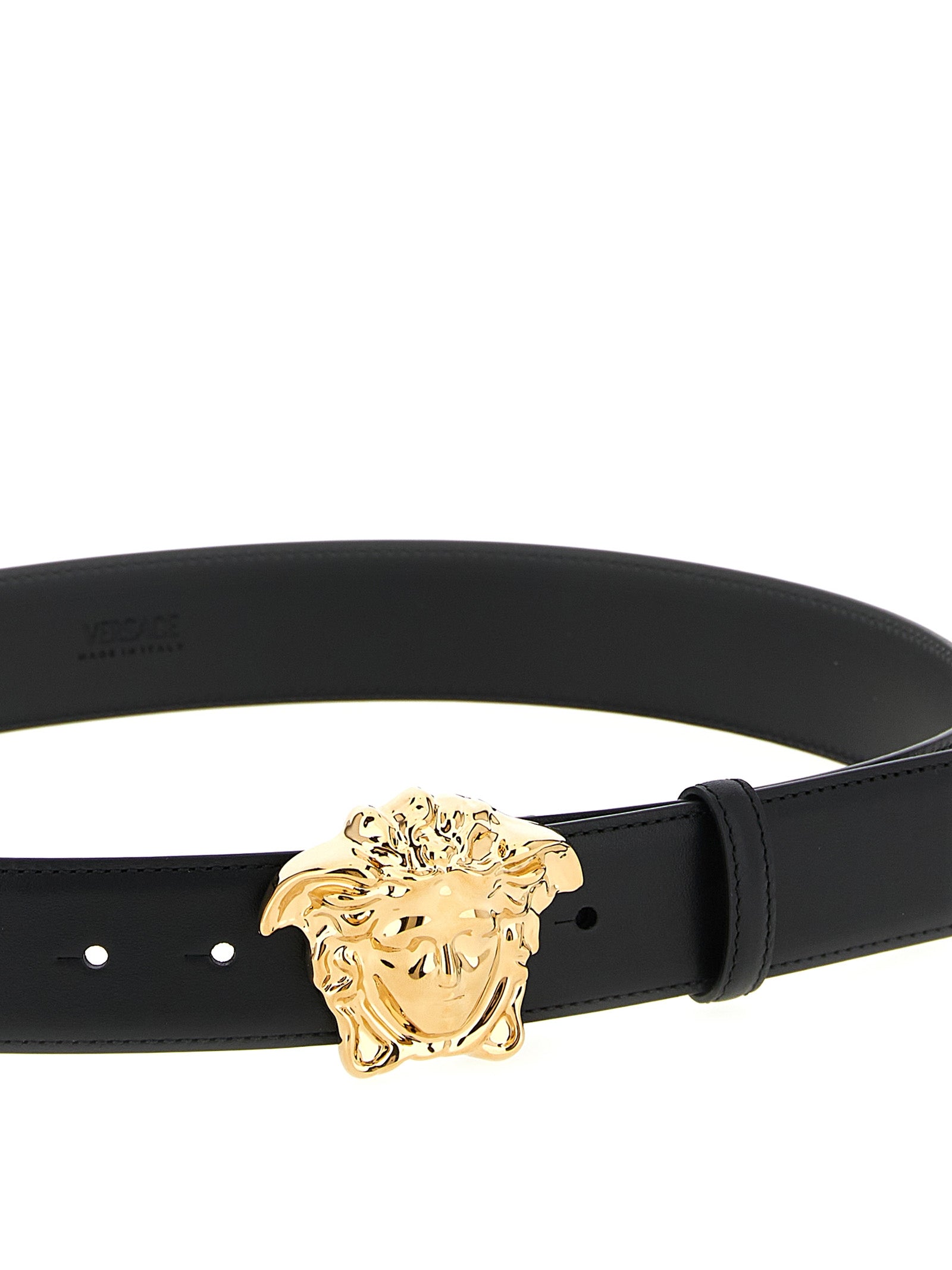 Black Calfskin Regular Belt