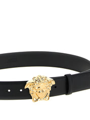 Black Calfskin Regular Belt