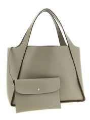 Beige Polyamide Tote Bag