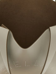 Beige Polyamide Tote Bag