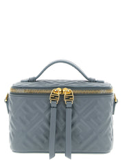 Fendi Blue Lamb Leather Handbag