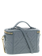 Fendi Blue Lamb Leather Handbag