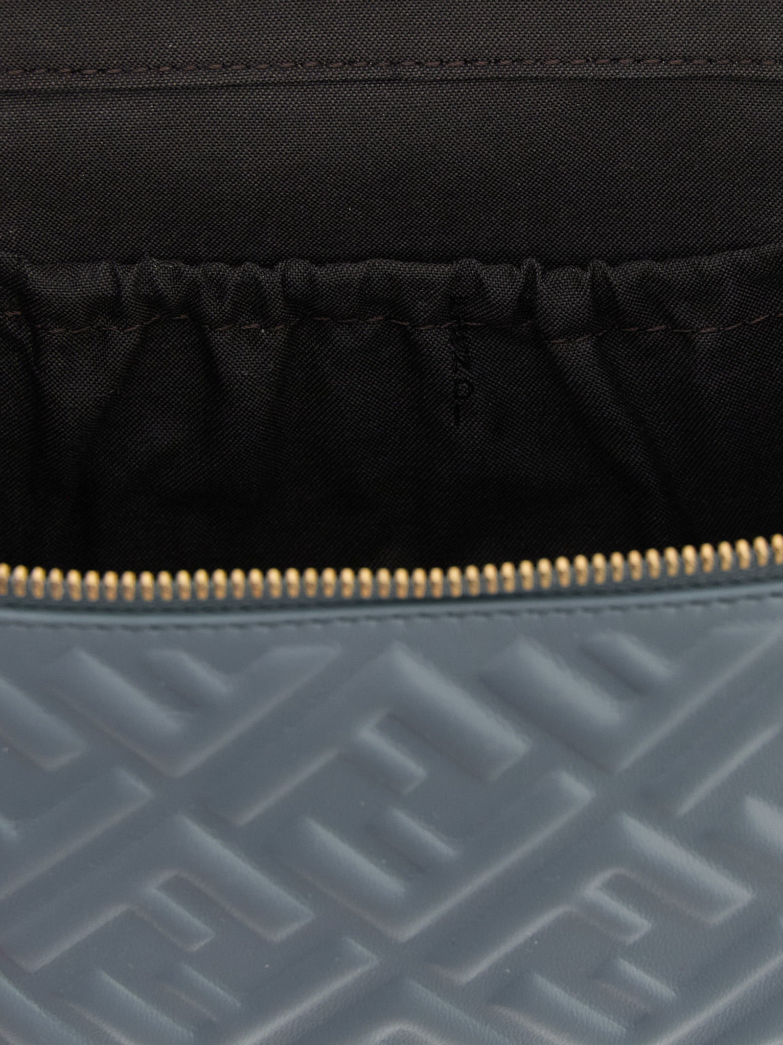 Fendi Blue Lamb Leather Handbag