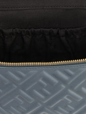 Fendi Blue Lamb Leather Handbag