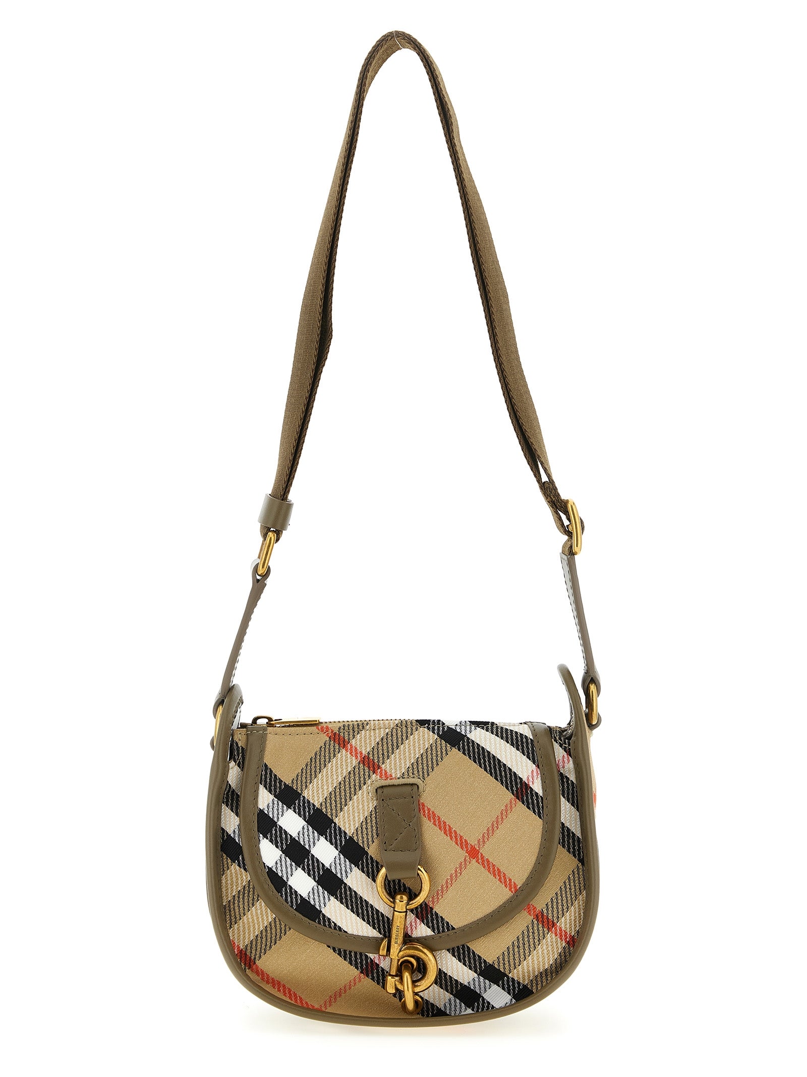 Multicolor Polyester Crossbody Bag