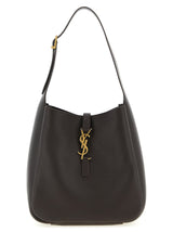 Brown Calfskin Shoulder Bag