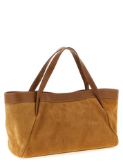 Brown Polyethylene Shoulder Bag