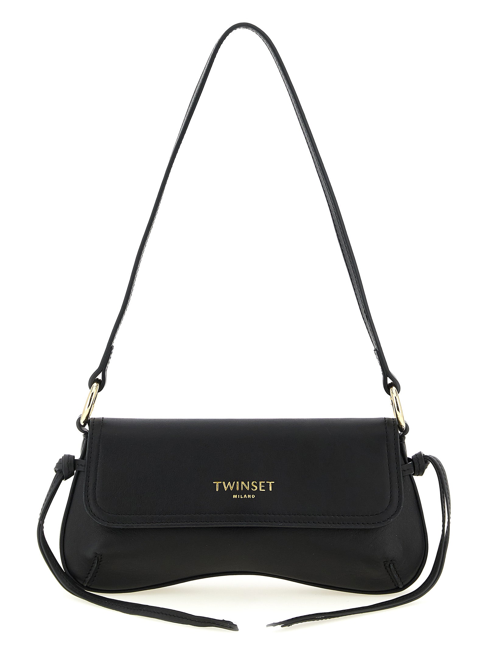 Black Leather Shoulder Bag