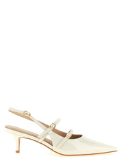 Twinset White Polyethylene Mid Heel Pumps