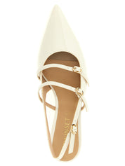 Twinset White Polyethylene Mid Heel Pumps
