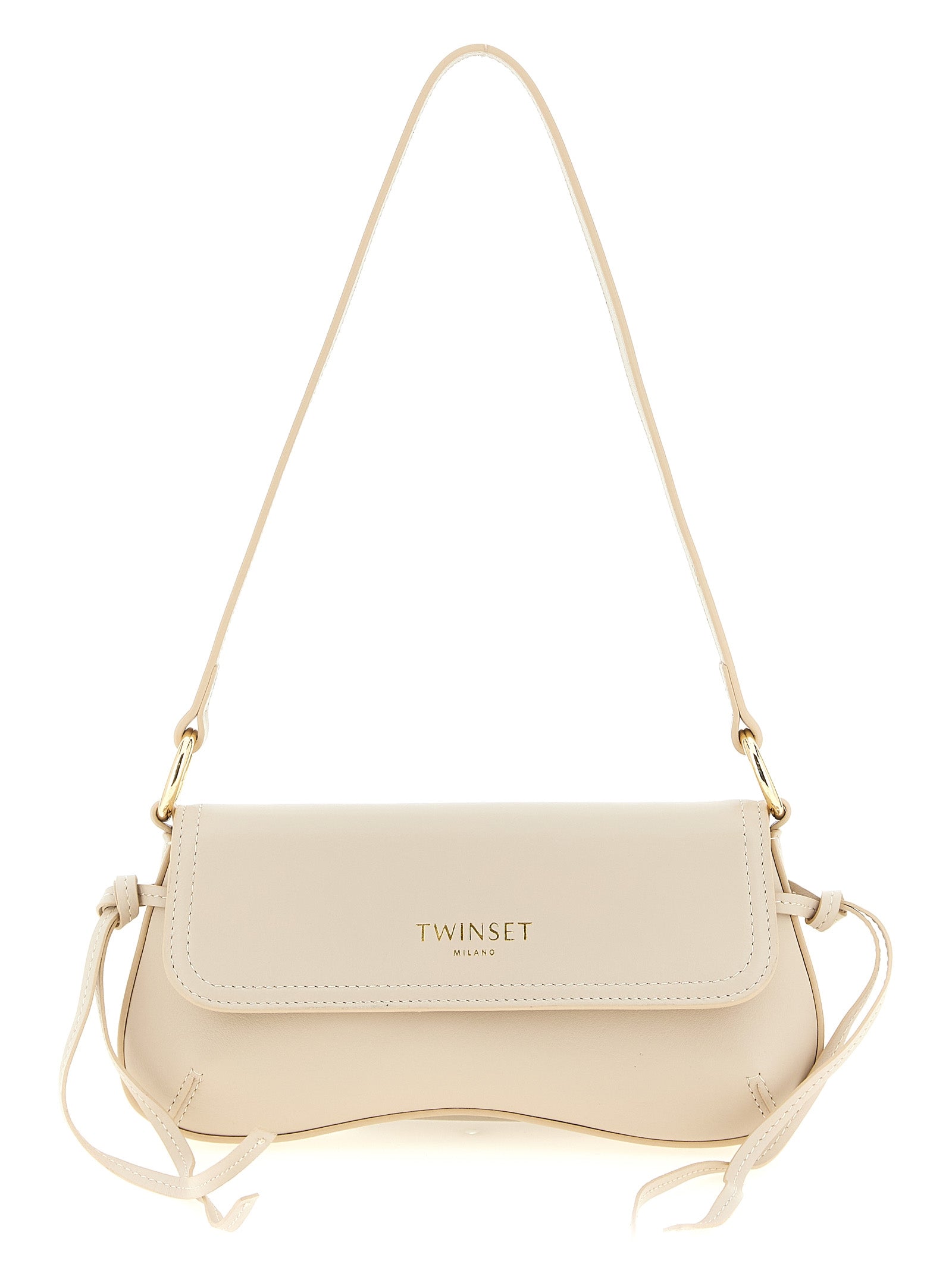 White Leather Shoulder Bag