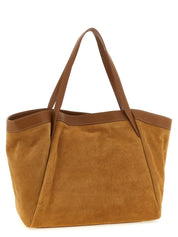 Brown Polyethylene Tote Bag