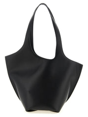 Black Calfskin Shoulder Bag