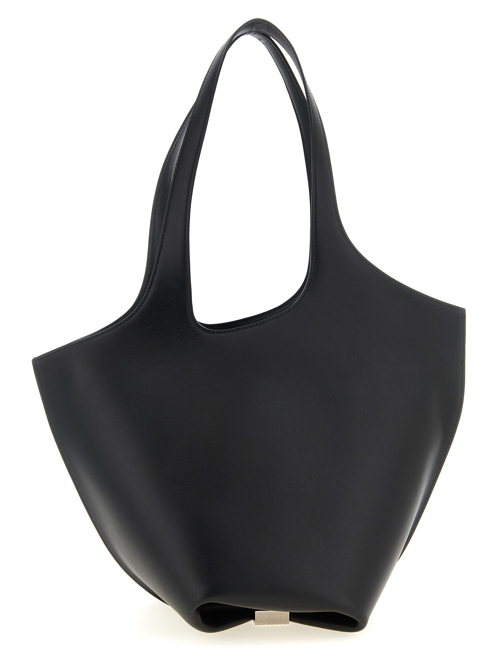 Black Calfskin Shoulder Bag