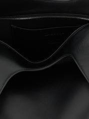 Black Calfskin Shoulder Bag