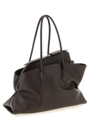 Brown Calfskin Shoulder Bag