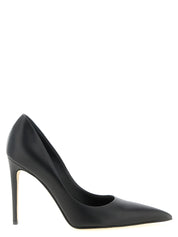 Black Calfskin High Heel Pumps