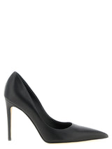 Black Calfskin High Heel Pumps