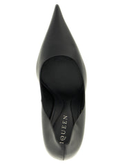 Black Calfskin High Heel Pumps