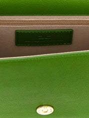 Bicolor Polyester Crossbody Bag