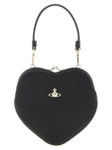 Black Viscose Handbag