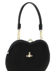 Black Viscose Handbag