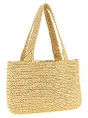 White Viscose Tote Bag